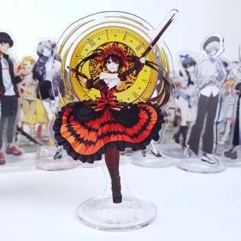 Japonské Anime DÁTUM LIVE Yatogami Tohka Tobiichi Origami Akrylový Stojan Obrázok Dekorácie Cosplay Roztomilý Dekor Otaku Darček 15 cm