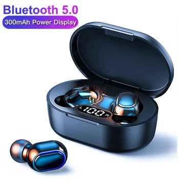 A7S TWS bezdrôtové slúchadlá E7S Bluetooth 5.0 slúchadlá Stereo športové Slúchadlá Handsfree Headset S Mikrofónom Plnenie Prípade Headset
