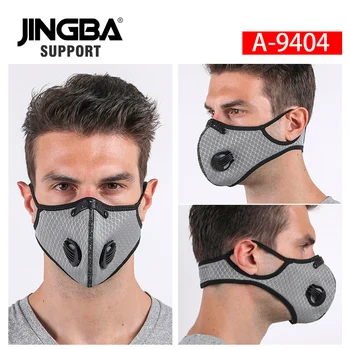 JINGBA PODPORU uhlím PM 2.5 Maska proti Prachu Beží Vonkajšie športové MTB Cyklistické Bicykel Black Strmeň Masku na Tvár