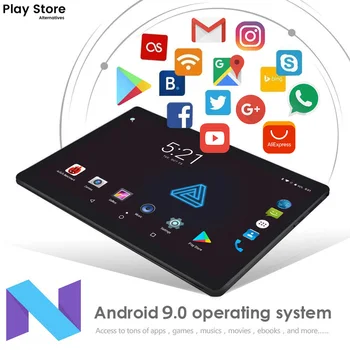 2020 Nový Príchod 10.1 Palcový Android 9.0 Tablet pc 4G LTE Dual SIM Octa-Core Google Play, WiFi, Bluetooth Tablety 10 palcový kartu