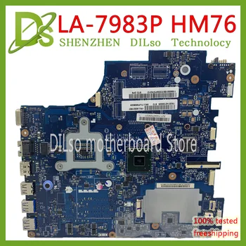 KEFU LA-7983P Pre Lenovo G780 Pre Lenovo QIWG7 LA-7983P HM76 PGA989 DDR3 základná Doska Test pôvodnej Doske