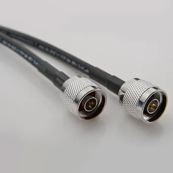 Lintratek 10 metrov 5D koaxiálny kábel vysokej kvality s N-male konektorom na mobil opakovač signálu a antény #7.4