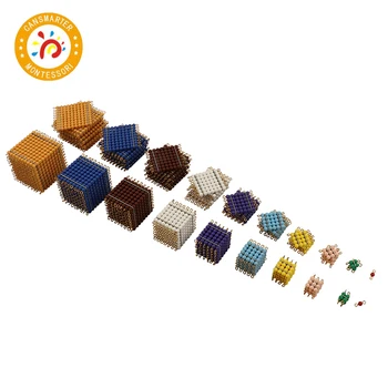 Montessori Materiál Kompletnú Sadu Guľôčok Matematika Hračka Pre Deti Učebné Pomôcky Perličiek Loptu