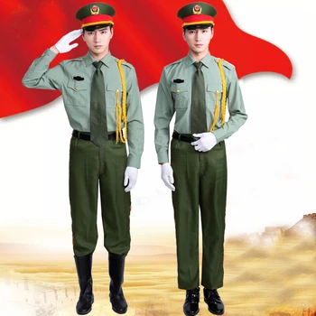 Ženy Vojenskú Uniformu Kapela Bubon Tím Fáze Výkonu Oblečenie Móda Armádny Zbor Fáze Výkonu Vyhovovali Cosplay