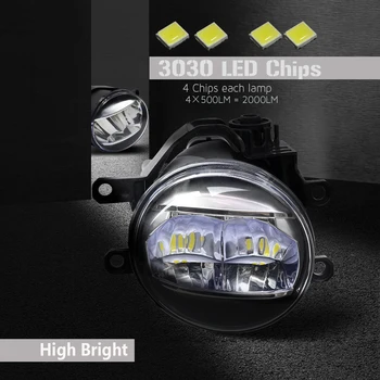 Buildreamen2 Pre Lexus ES300h ES350 2013, Auto LED Projektor Objektív Hmlové Svetlo 4000LM Denných prevádzkových Svetla DRL H11 12V Styling