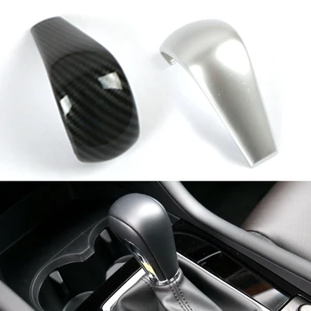 Radenie gombík hlavu Výbava kryt Pre Mazda 3 Axela 2019 2020 Vnútorné karbónový vzhľad Accssories Líšt Styling