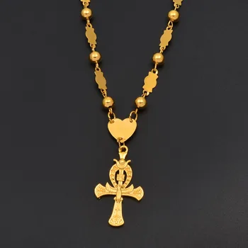 Anniyo Cross Prívesok Náhrdelníky Marshall Zlatá Farba Havaj Polynézia Guam Federatívne Šperky Narodeninovej Party Darčeky #168106