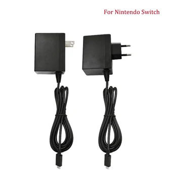 EU/US Plug 5V2.4A Nabíjací Pre Nintendo Prepínač NS Herné Konzoly 100-240V USB Typu C, Napájanie Adaptérom
