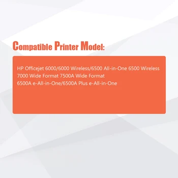 4PCS 920 kompatibilné atramentové kazety pre HP 920XL Pre HP920 Inkjetprinter 6000 6500 6500A 7000 7500 7500A tlačiareň
