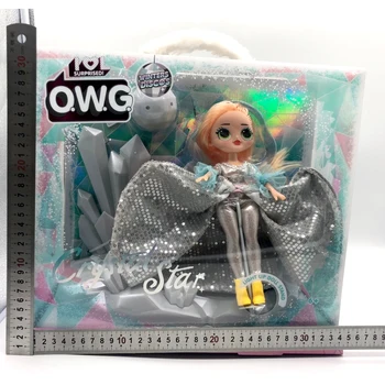 L. O. L. Prekvapenie Bábika DIY Crystal Star pôvodné Lol Prekvapení Omg Swag Svetlo Hračky Záľuby Dievča Deti Deti Zberateľskú Bábiky