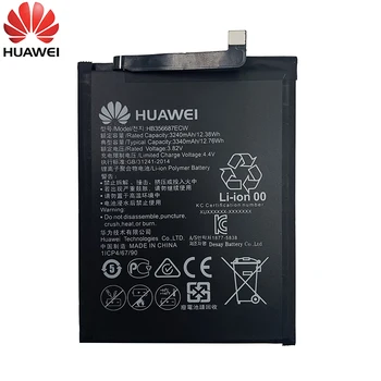 Pôvodné Hua Wei 3340mAh HB356687ECW Batériu Pre Huawei Nova 2 Plus Nova 2i Česť 9i Huawei G10 Mate 10 Lite Pre Huawei Honor 7X