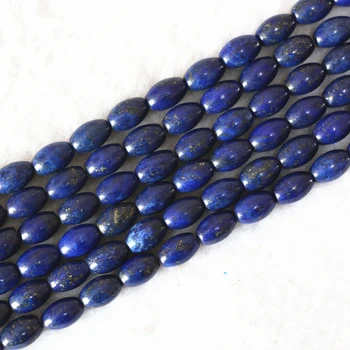 Lapis lazuli prírodného kameňa 8*12mm novo ryža voľné korálky diy módne Šperky robiť 15