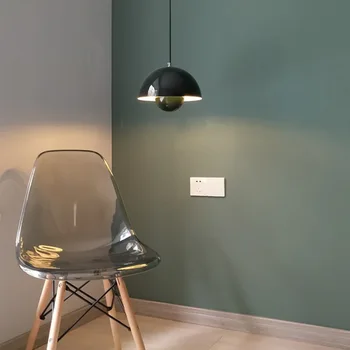 Nordic Železa Prívesok Svetlá Farba Moderná Obývacia Izba Prívesok Lampa Jedáleň, Kuchyňa Visí Lampa Spálňa Výzdoba Interiéru Svetlo