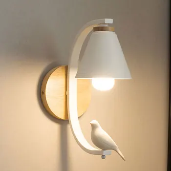 Nordic spálňa nástenné svietidlo obývacia izba uličkou stenu sconce balkón moderný minimalistický nočná lampa led dekoratívne osvetlenie zariadenie