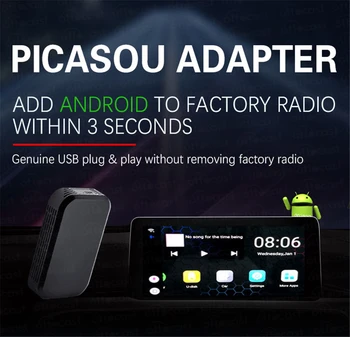 Nové OTTOCAST U2-Smart Wireless CarPlay Adaptér AI BOX 2+16 G Pre Mercedes-Benz Audi BMW a rôznych značiek