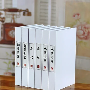 Falošné Knihy, Dekorácie Pre Čínske knihy dejín Modernej Simulácia Domova Club Hotel Model Izba Štúdia Mäkké