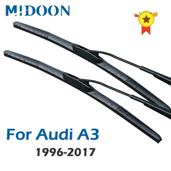 MIDOON Stieračov pre Audi A3 8 L / 8P / 8V Fit Hák / Bočné Pin / Pinch Tab /Zatlačte Tlačidlo Zbraní modelový Rok od 1996 do roku 2017