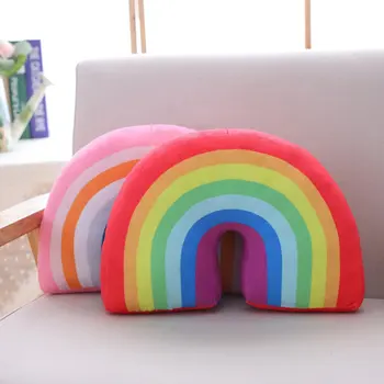 Detská Izba Rainbow Obliečky na Vankúš Plyšové Hračky Vankúš Dekorácie Office Spanie Vankúš Detské Plyšové Hračky