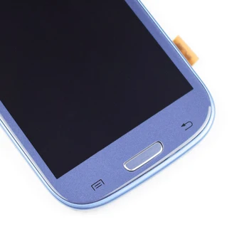 Pôvodný Pre SAMSUNG Galaxy S3 Displej i9300 i9300i Dotykový Displej Digitalizátorom. Náhradná Pre SAMSUNG Galaxy S3 LCD Displeja Rám