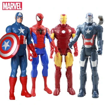 Hasbro 30 cm Marvel Avengers Hračka Tinos Hulk Nemesis Spiderman Iron Man, Kapitán Amerika, Thor Thor Thor Vlk ol Leopard Socha Bábika