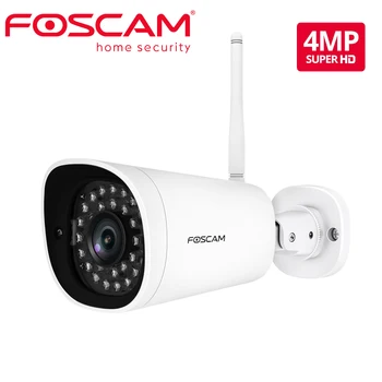 Foscam G4P Super HD 4MP(2K) WiFi Nepremokavé Bezpečnostná Kamera s Ľudskými Detekcia Pohybu 66 ft Nočné Videnie Bullet IP Kamera