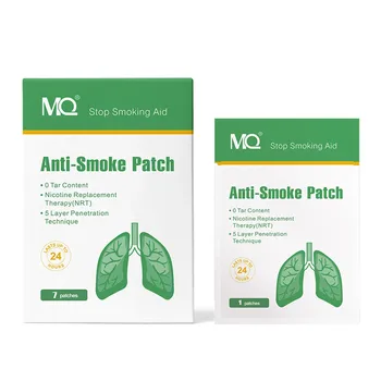 MQ Anti Smoke Patch 21mg Obsah Nikotínu Nikotínové Náplasti Transdermálna Rýchlo, Efektívne Prestať Fajčiť Pomoci CE Schválené