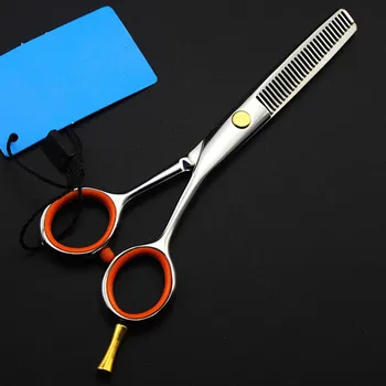 Profesionálny 5-palcový Japonsko 440c vlasy nožnice nastaviť tvoria rednutie nožnicový horúce nožnice na strihanie holič nástroje kadernícke nožnice