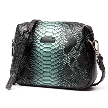 Top kvalita značky ženy messenger tašky pravej kože crossbody taška dámske kabelky s strapec serpentíny vzor kožená taška