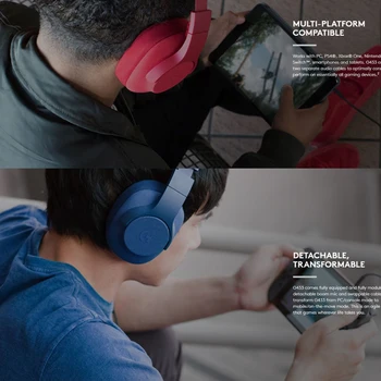 Logitech G433 Gaming Headset 7.1 DTS Surround Slúchadiel s Mikrofónom Pre PC, Mobilných Nintendo Gamer Spínač VR PS4 Xbox Jeden