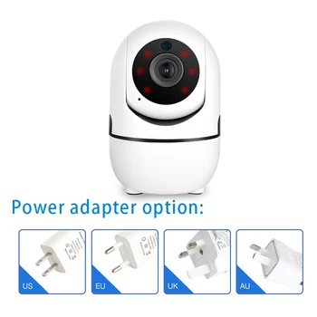 1080P Full HD Bezdrôtové IP Kamery Domácej Bezdrôtovej Wifi Kamera Security Monitoring Automatické Sledovanie, Kamera Infračervené Nočné Videnie