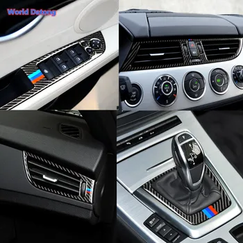 M-farebné Doplnky pre BMW Z4 (2009-) E89 Interiér Naozaj Uhlíkových Vlákien Dekorácie Kryt Výbava