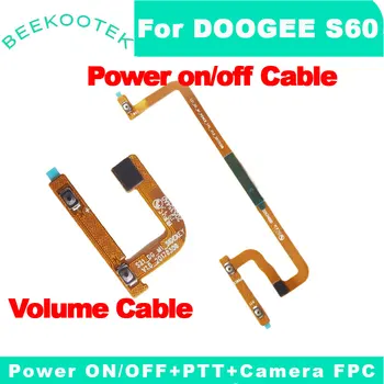 Nový, Originálny DOOGEE S60 Power ON/OFF + PTT tlačidlo Fotoaparátu flex kábel Hlasitosť Nahor/Nadol, OPP pre DOOGEE S60, symbian S60 Lite inteligentný mobilný telefón