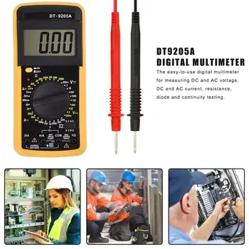 Digitálny Multimeter AC DC Digitálny Tester S LCD Displej Multifunkčný Vreckový Portable Voltmeter Elektrikár s Vysokou presnosťou