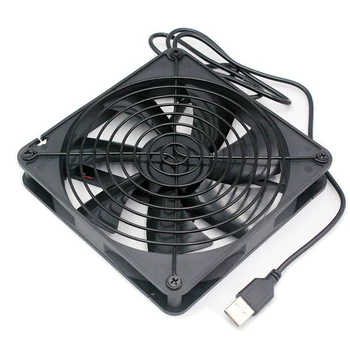 14*14*2,5 cm USB DC 5V Chladiaci Ventilátor Silent Vysoký prietok Vzduchu Ventilátor chladiča pre Prijímač DVR Playstation Xbox Počítač Prípade Chladenie