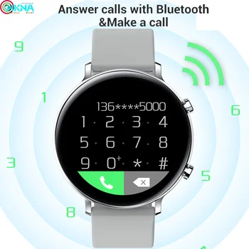 Smart Hodinky Muži Ženy Bluetooth Hovor EKG PPG Srdcovej frekvencie Smartwatch IP68 Športové Hodinky Pre Android a iOS, Samsung Huawei Iphone Vivo