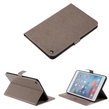Puzdro pre iPad Mini 1 2 3 4 v Prípade, Plastický PU Kožené + Soft Zadný Kryt Trifold Stáť Auto Sleep/Wake up Smart Cover pre Mini 4