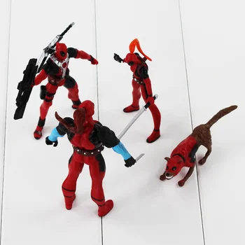Nové 4pcs/veľa X-men Mŕtvych bazén Deadpool PVC Akcie Obrázok Zber Model Hračka