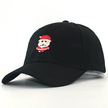 Unisex Santa Claus výšivky šiltovku bavlna nastaviteľné dámske športové snapback klobúk módne otec klobúky Vianočný darček
