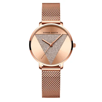 Anke Obchod Originálny Dizajn Ženy Hodinky Módne Japan Quartz Stainles Steel Rose Gold Nepremokavé Náramkové hodinky