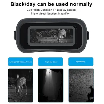 Infračervené Nočné Videnie Ďalekohľady Full HD-black Nočný pozorovací Ďalekohľad Nástroj Vonkajší Digitálny Ďalekohľad Deň, Noc s Dvojakým použitím,