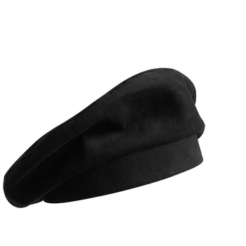 Casquette jar a na jeseň a v zime retro black beret temperament dámy British maliar klobúk newsboy osemhranné spp BLM10