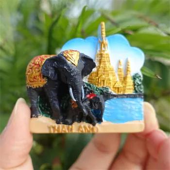 Thajsko Bangkok Grand Palace Chladnička Magnet Cestovné Suvenírov Plavidlá Darček