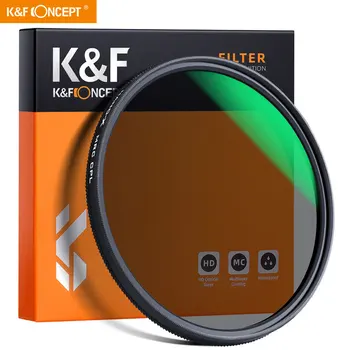 K&F Koncept CPL Objektív Filter 49 MM 52MM 55MM 58MM 62MM 67MM 72 MM Kruhové Polarizer Filter HD 18 Vrstvy Super Slim Multi Potiahnuté