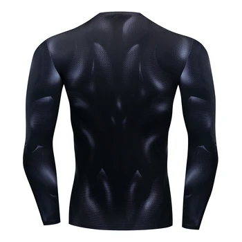 2020 Novej Svalovej Cosplay Kostým Premium 3D Vytlačené Kostým Kompresie T-shirt Finess Telocvični Rýchle Sušenie Tesný Topy