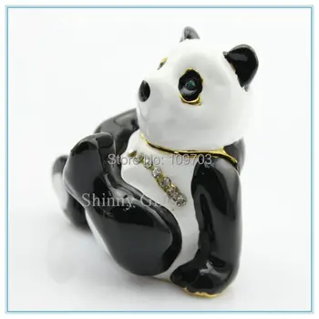 Smalt panda tvar ručne vyrábané šperky darčeka módne šperky zobraziť okno na predaj šperky box SCJ338-2