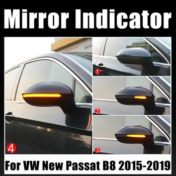 Vynikajúci LED Blinker Dynamické Zase Signálneho Svetla Bočné Spätné Zrkadlo Svetla Pre Volkswagen VW Passat B8-2020 Pre Arteon