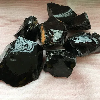 Veľký Kus Prírodné Skalné Obsidian Pre Šperky Výrobu Minerálnych Ornament Uzdravenie Prútik Domova DIY Darčekové Dekorácie