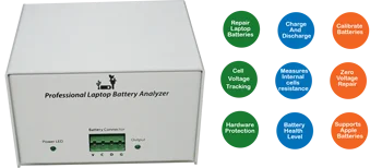 Univerzálny Notebook Battery Tester a Analyzer NLBA1 - Nabíjania a Vybíjania Kalibráciu