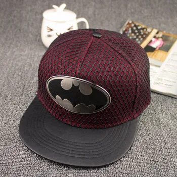 Nový Štýl Značky Bavlna Batman Snapback Hip Hop Spp Slnko pár Klobúk Módne Bežné Batman šiltovku Čiapky pre Mužov, Ženy Prítomný