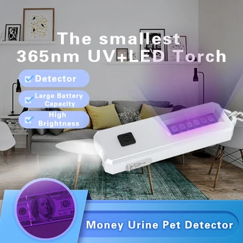 LED UV Lampa s Ultrafialovým Pochodeň Super Jas Mini UV Black Light Pet Moču Škvrna Detektor Scorpion Poľovnícke Táborenie Svetlo